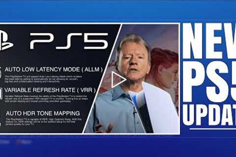 PLAYSTATION 5 ( PS5 ) - NEW PS5 UPDATE VRR AUTO HDR ALLM / SONY OPENS NEW STUDIO / HORIZON 2 IS H…