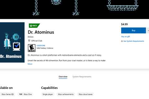 Released on Xbox! news – Dr. Atominus