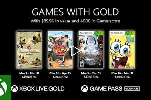 Xbox - March 2022 Games with Gold