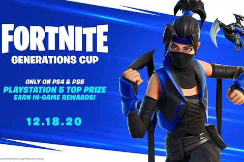 Fortnite Generations Cup takes place December 18, exclusive to PS4 & PS5 - Free Game Guides