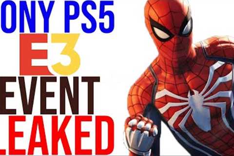 Sony PS5 E3 Event LEAKED | NEW PlayStation 5 Games God of War Spider-Man 2| Xbox & PS5 News