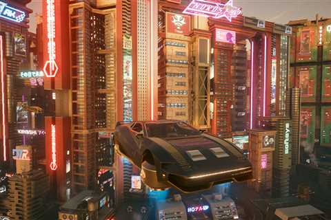 This Cyberpunk 2077 mod lets you fly hovercars and hoverbikes