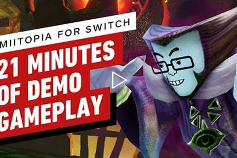 21 Minutes of Miitopia Nintendo Switch Demo Gameplay