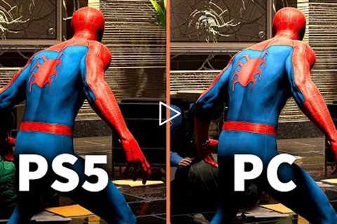 Marvel's Spider-Man - PS5 vs PC Max Settings Comparison