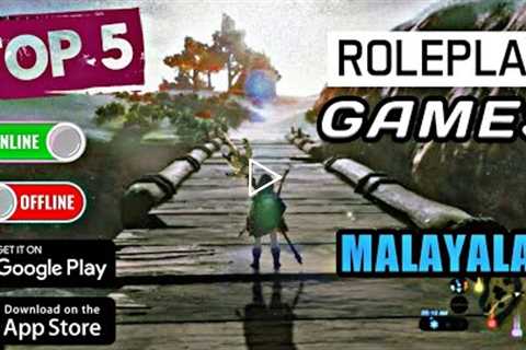 Top 5 Role Playing Games| android Jinsha Tech and Gaming | malayalam |