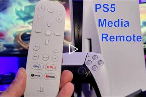 Sony Playstation 5 PS5 Media Remote Review (One Of The Must Have PS5 Accessories)