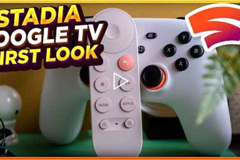 Stadia Google TV First Look & First Impressions! | Finally Can We Ditch The Chromecast Ultra?