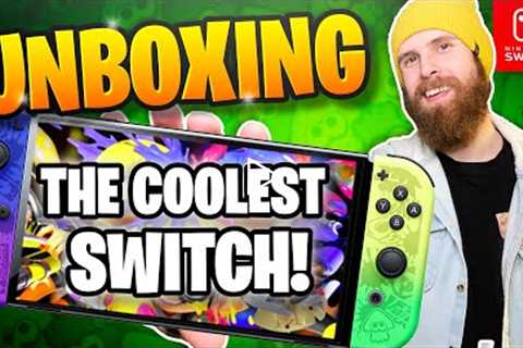 Splatoon 3 OLED Switch - Unboxing & Review! Hands On Comparisons!