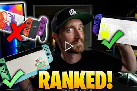 ALL Nintendo Switch SPECIAL EDITION Systems RANKED! Nintendo Switch Tier List 2022