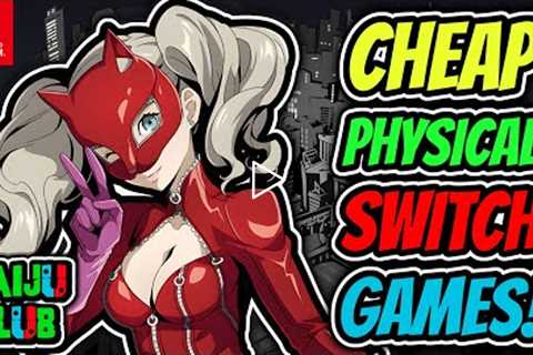 10 CHEAP Physical Nintendo Switch Games! Good Gaming On The Cheap!