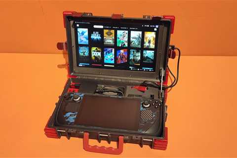 This custom Steam Deck case is giving us portable PS2 vibes