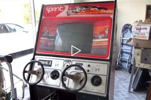 Repairing  A 1976 Atari / Kee SPRINT 2 Racing Arcade Machine - Vintage Tech, Schematics part 1