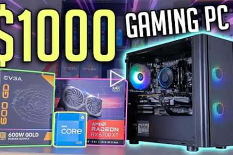 BEST $1000 Gaming PC Build Guide! (2022)