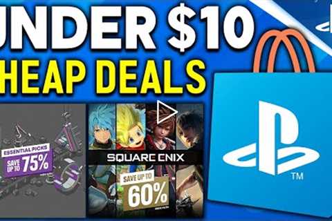 11 GREAT PSN Game Deals UNDER $10 NOW! CHEAP PS4 Games on Sale - PSN Essential Picks + Square Enix