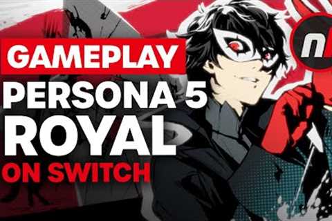 Persona 5 Royal Nintendo Switch Gameplay