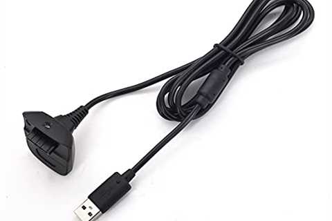 SEEU. AGAIN Black USB Charging Cable Wire Replacement Charger Compatible with X-360 / X-360.Slim..