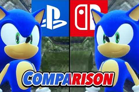 Sonic Frontiers Graphics Comparison (Switch vs. PS5)