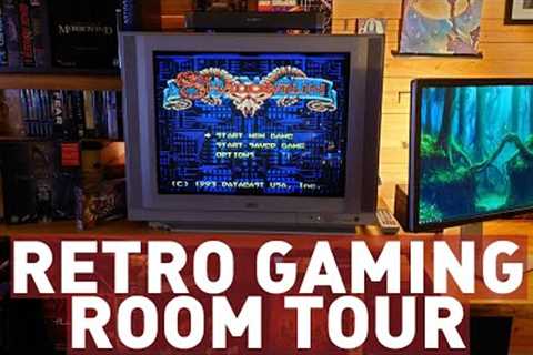 Retro Gaming Room Tour | Dual CRTs & Old Games!