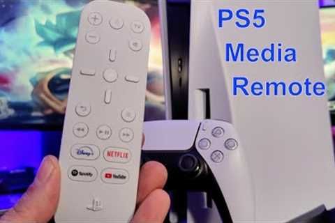 Sony Playstation 5 PS5 Media Remote Review (One Of The Must Have PS5 Accessories)