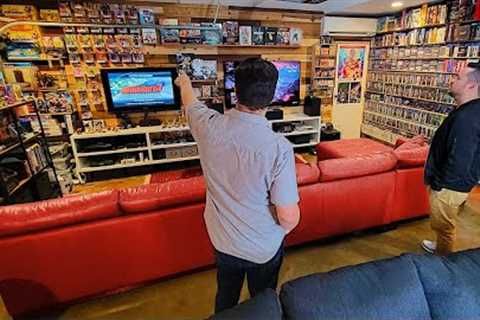 Garage converted into ULTIMATE GAMERS PARADISE! *Game Room Tour*