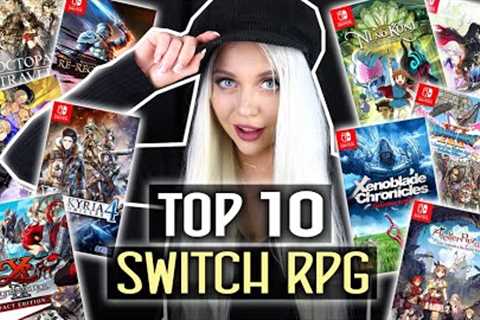 TOP 10 RPG Games on Nintendo Switch!! (feat. Erick Landon RPG)