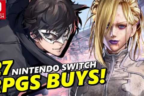 27 BIG UNDERRATED MUST-BUY Nintendo Switch RPGS !