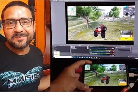 How To Stream Mobile Game Live From Your Mobile Phone Using PC | Live stream  without capture card..