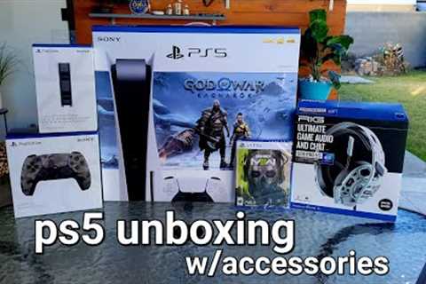 ps5 unboxing with accessories