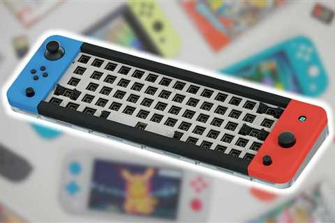 Random: A Keyboard That Looks Like A Switch? Megalodon Has You Covered