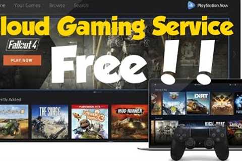 Top 5 Cloud Gaming Service For Any Device 2021!! Start For Free Right Now!!