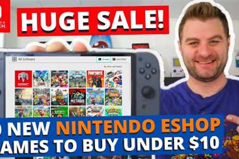 MASSIVE NEW Nintendo Switch Eshop Sale - 10 Games Under $10 Worth Buying