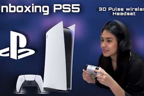 UNBOXING PLAYSTATION 5 + 3D WIRELESS HEADSET  | Jamilla Santos