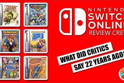 2000s Critics Review Every GAME BOY ADVANCE Games on Nintendo Switch Online