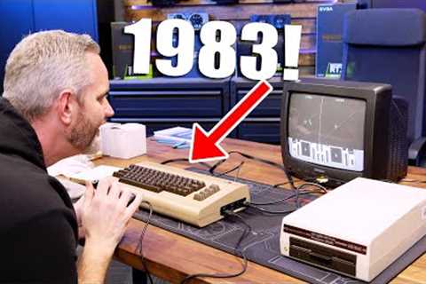 Gaming on a PC from 1983!