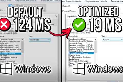 🔧 6 TIPS FOR LOWERING PING AND FIXING LAG / PACKET LOSS FOR GAMING 🔥✔️