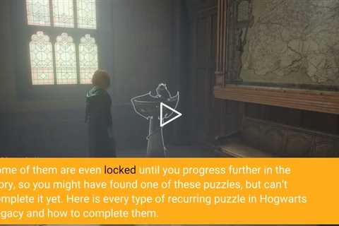 Hogwarts Legacy – All Puzzle Types And Solutions