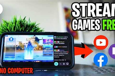 How to Stream iPhone Games FREE to Twitch, YouTube, Facebook (NO COMPUTER)
