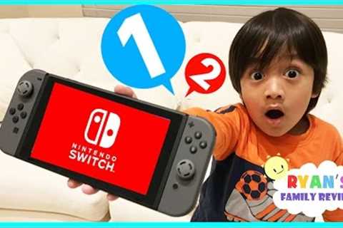 Nintendo Switch Unboxing and 1-2-Switch! Gameplay on Family Game Night