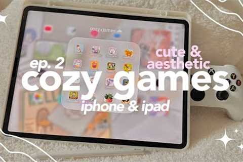 cozy games for mobile 🍓☁️ | 11 cute & aesthetic mobile games for iphone & ipad.