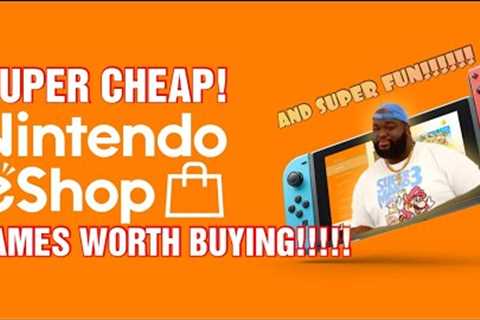 CHEAP BUT FUN NINTENDO SWITCH ESHOP GAMES YOU BUY!!!!! #nintendo #eshop #nintendoswitch #review