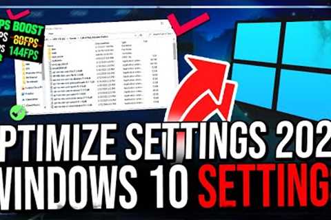 How to Optimize Windows 10 For GAMING & Performance in 2023 The Ultimate GUIDE (Updated)