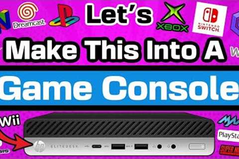 Let''s Make This MINI PC Into A KILLER Game Console !