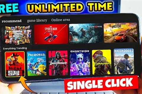 Play PC Games On Android 2024 in a Single Click | New Cloud Gaming App in 2024 Free Unlimited Time