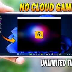 Play PC Games on Mobile Without Cloud Gaming | Run Windows On Mobile