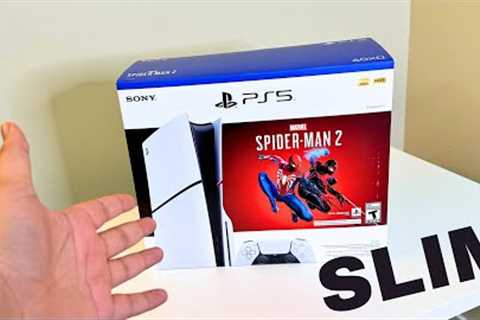 PS5 Slim UNBOXING - Spider-Man 2 Bundle!