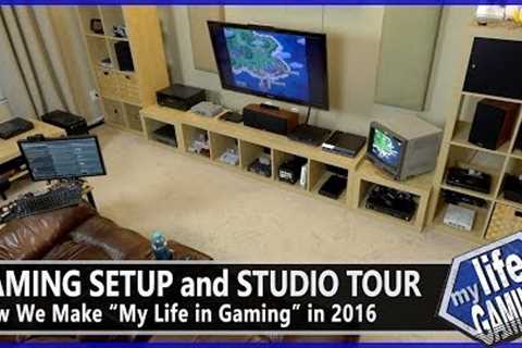 Gaming Setup and Studio Tour - How We Make MLiG in 2016 / MY LIFE IN GAMING