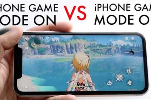 iPhone: Game Mode On Vs Game Mode Off! (Comparison) (Review)