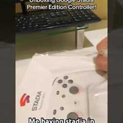 Unboxing a Google Stadia Controller in 2024 be like: #google #stadia #shorts #unboxing