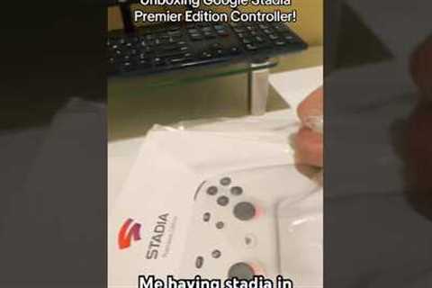 Unboxing a Google Stadia Controller in 2024 be like: #google #stadia #shorts #unboxing