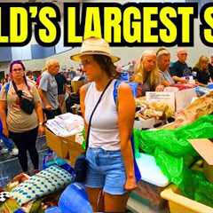 CHAOS AT THE WORLD''S LARGEST CHURCH SALE